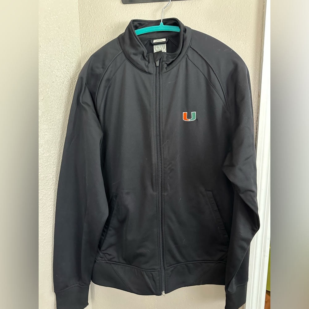 Men's Black Miami Varsity Jacket
